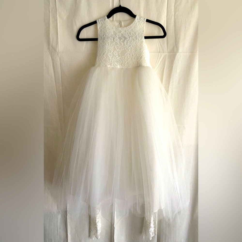 Girls flower girl dress size 8